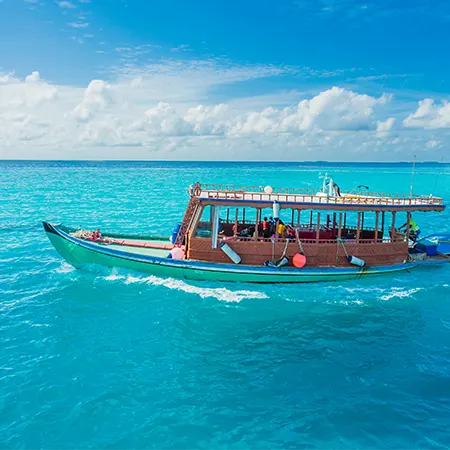 Excursion en dhoni